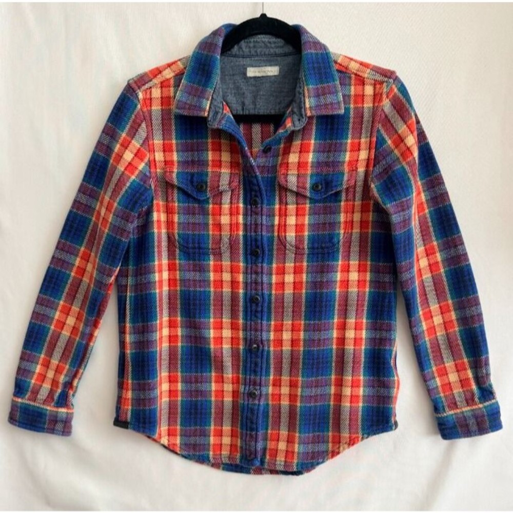 Outerknown Blanket Shirt XS/S Plaid Organic Cotton